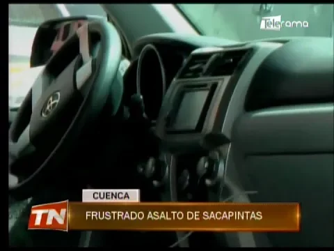 Frustrado asalto de sacapintas