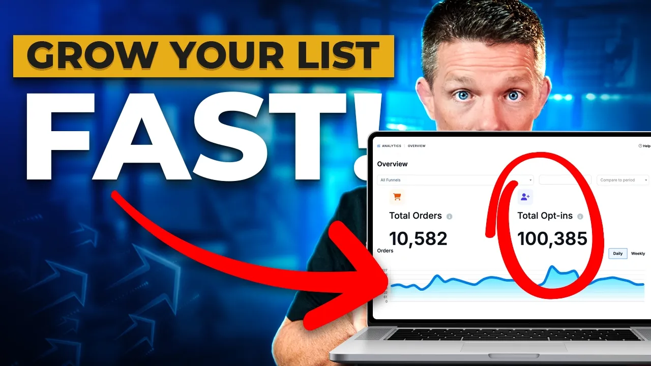 Outline Video How To Build An Email List FAST (And For FREE)- 4 Steps To 100,000 Subscribers