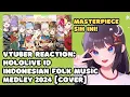 VTuber ID Reacts to 'Indonesian Folk Music Medley 2024 Ver. - hololive ID [Cover]'
