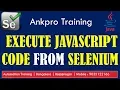 Selenium with Java 51 - Execute JavaScript code from Selenium How to use JavaScriptExecutor