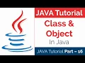 JAVA Tutorial Part - 16 How to Classes and Objects in Java