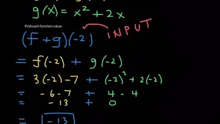 Combining Functions Function Operations College Algebra Part 1 of 3