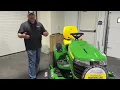 John Deere s X500 X700 Series Lawn Tractors Walk Around