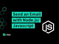 Send an email with Node