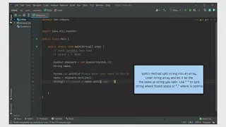 JAVA How to make initials names and surname Simple way
