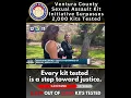 KEYT Coverage Ventura County Sexual Assault Kit Initiative Surpasses 2 000 Kits Tested