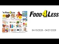 Food 4 Less Weekly Ad - 2026