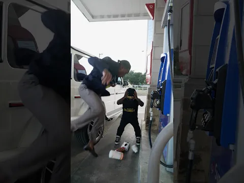 Stopped to refuel, But we keep going. Just like life⛽️