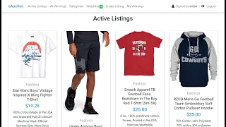 Project 2 Commerce - CS50 Web Programming with Python and JavaScript
