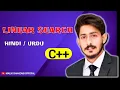 Linear Search c in hindi Sequential Linear search program code algorithm in cpp using array