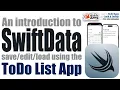 Ch 5 5 Saving and Loading Items with SwiftData