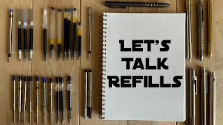 Pen Refill Overview - Pilot G2 Parker Pentel Energel Schmidt OHTO Monteverde Schneider Gelion