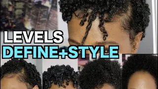 It s LEVELS to these CURLS STYLING DEFINING MY TWA