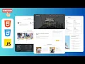 Responsive Construction Company Website Design Using HTML CSS JavaScript With Free Source Code