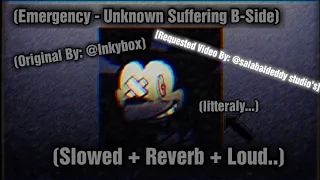 Unknown Suffering B Side Slowed Reverb Requested Video By Cupheadands FNF 