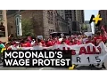 McDonald s Employees Demand 15 Wage Union Rights
