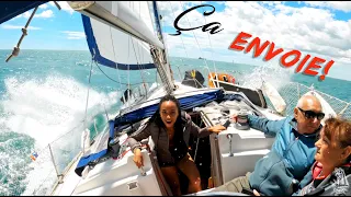 ça COGNE , ça SOUFFLE dans les voiles# voilier coraille en voyage