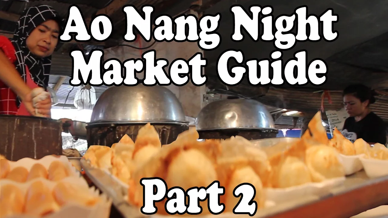 Ao Nang Krabi Night Market Tour: Pt 2 Thai Street Food & Shopping in Ao Nang Krabi Thailand