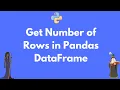 How to get the row count of a Pandas DataFrame