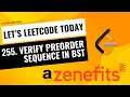 255 Verify Preorder Sequence In Binary Search Tree in C LeetCode Medium