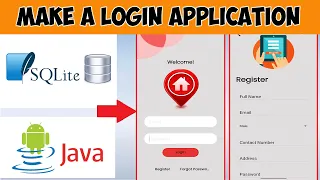 Java Code for Login Register Forgot Password with SQLite Android Studio Tutorial Part 3