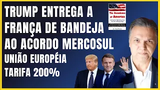 Trump ameaça tarifas de 200% em bebidas francesas – O Mercosul pode se beneficiar?
