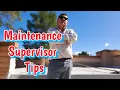 Apartment maintenance supervisor