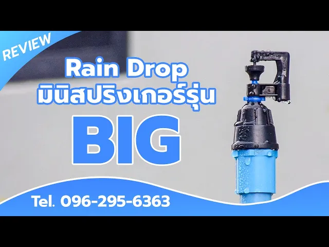 มินิสปริงเกอร์ RainDrop รุ่น BIG แพ็ค 10 ตัว