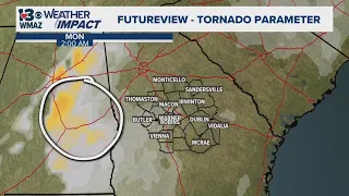 WATCH Weather Impact Alert Heavy showers and storms later tonight