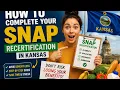 How to complete your SNAP recertification in Kansas