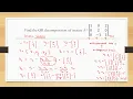 QR DECOMPOSITION OF MATRIX