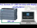 PLC S7-1200 connect with MySQL database