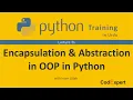 36 - Encapsulation and Abstraction in OOP in Python in Urdu Inam Ullah