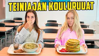 Testissä meidän teiniajan kouluruuat?!🤣