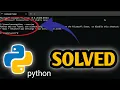 Fix Python Not Found Error in CMD Quickly