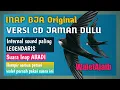 Download Lagu Suara Inap Walet Legendaris (SI. BJA) versi CD Original Zaman Dulu