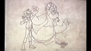 Disney Aladdin Genie Test Animation Early 90s