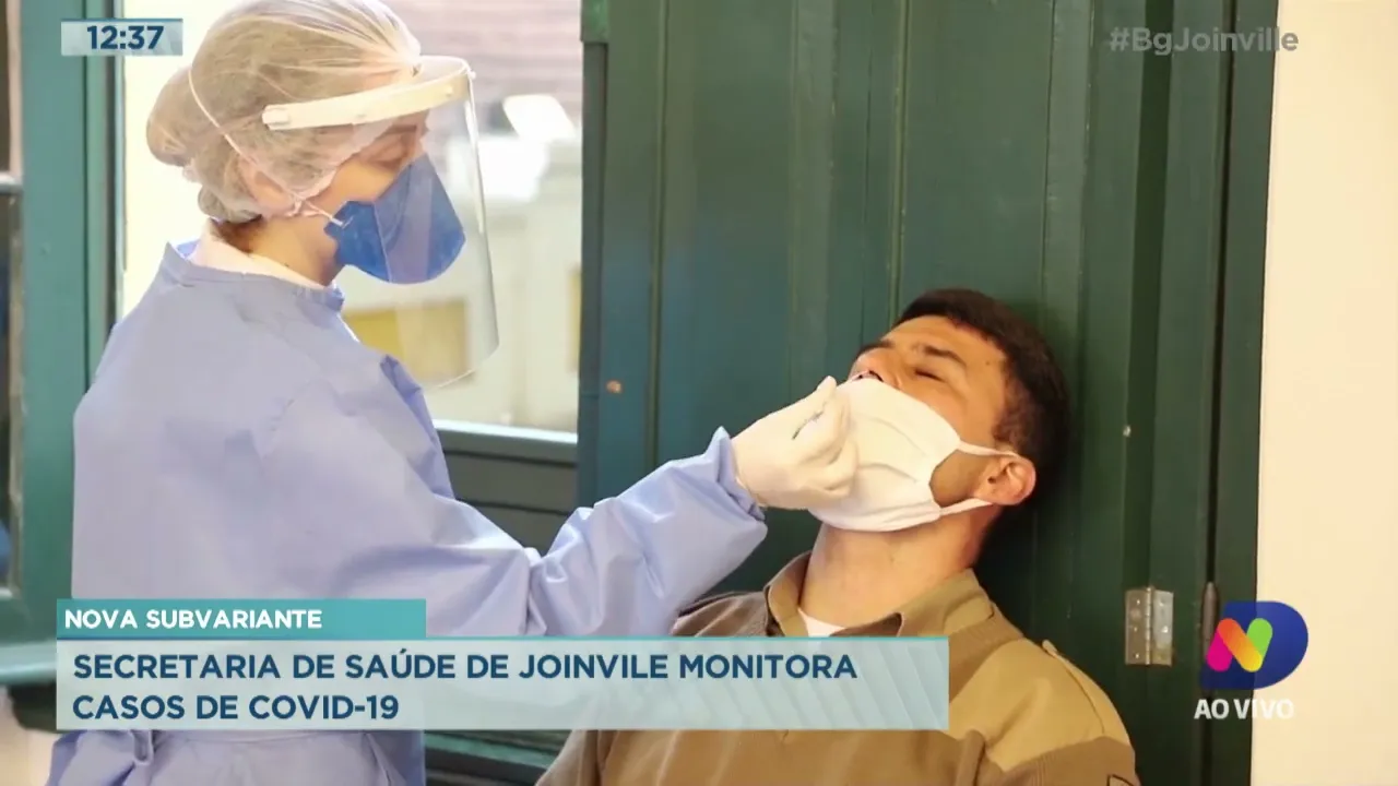 Nova subvariante: Secretaria de Saúde de Joinvile monitora casos de Covid 19