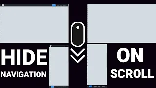 Make the Navigation Bar Auto Hide on Scroll in 2 Minutes
