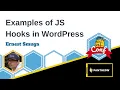 Examples of JavaScript Hooks in WordPress