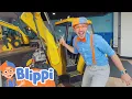 Blippi at Dig It Exploring a Construction Playground