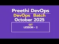 DAY 2 DEVOPS BATCH OCTOBER 2025 GIT - 2