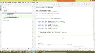 ANDROID SQLITE DATABASE TUTORIAL 1 CREATING DATABASE DATACOM IT INSTITUTE