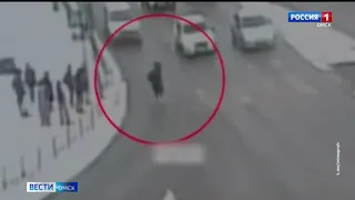Омские госавтоинспекторы сегодня выясняют причины ДТП с участием пешехода на проспекте Мира