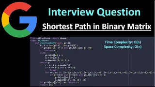 Shortest Path in Binary Matrix - BFS