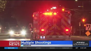 2 people injured 1 killed in multiple shootings in Reseda