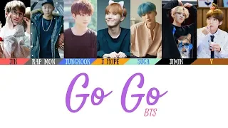 bts go go go lyrics color coded lyrics han rom eng official audio 
