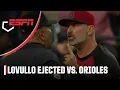 Torey Lovullo gets EJECTED for arguing with umpire Laz Diaz ESPN MLB