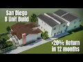 Building 8 Apartments in a Backyard Near SDSU Full Breakdown