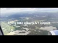 Flying Into Albany NY Airport What the Landing Looks Like from the Window Seat
